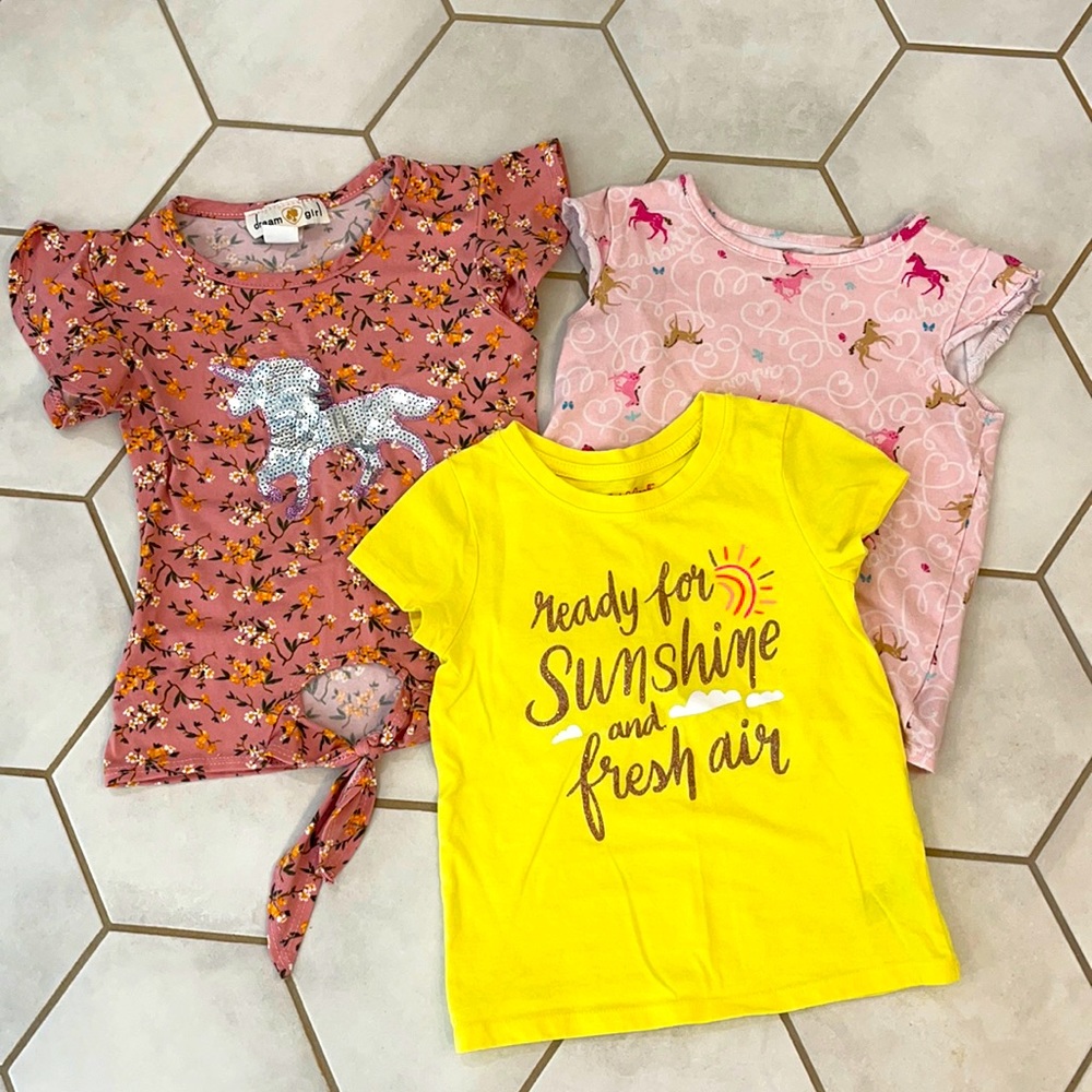 SOLD!!! T-shirt Bundle for Girl 4t/4.